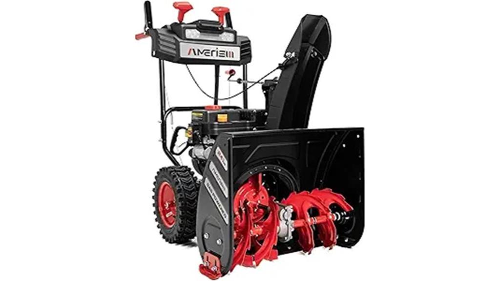 24 inch gas snow blower
