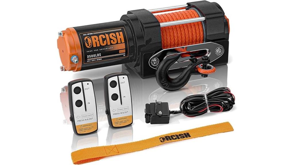 3500 lb dc winch