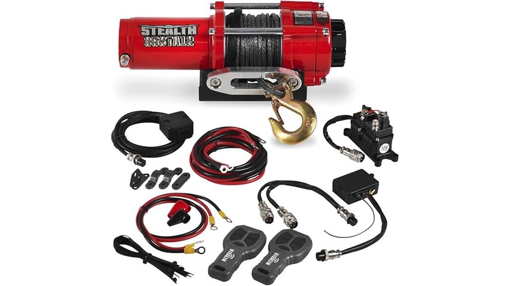 3500lb wireless utv winch