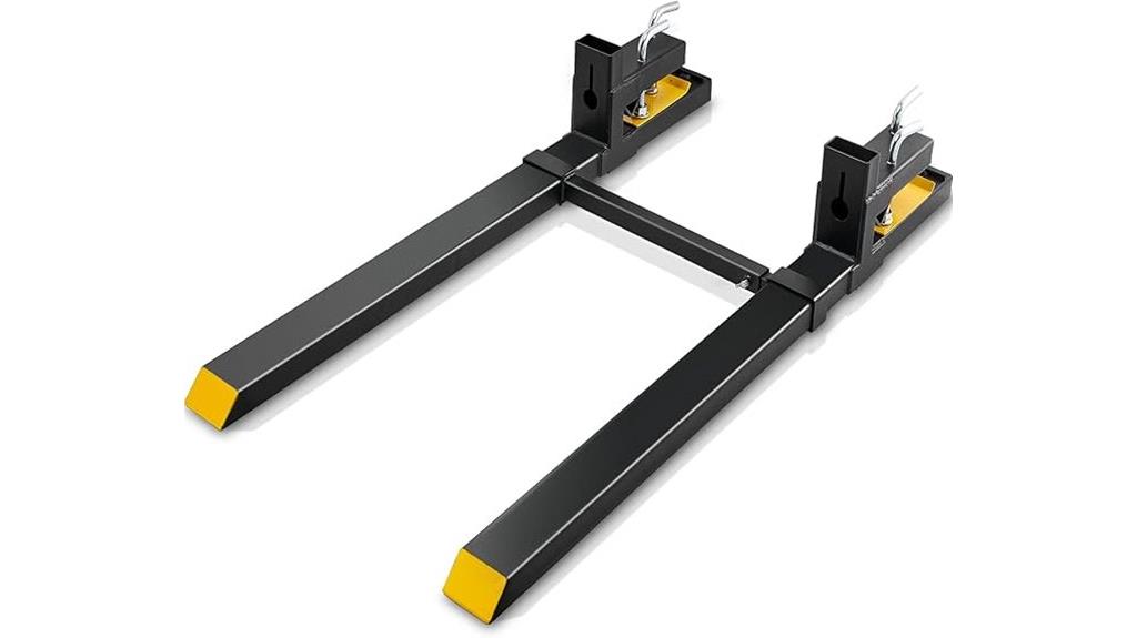 4000 lbs clamp on forks