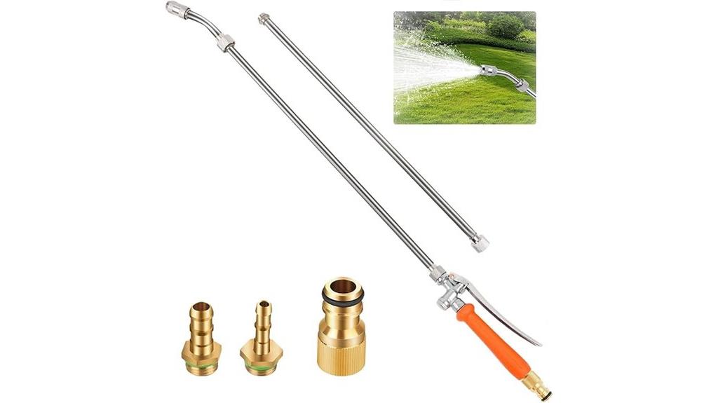 44 inch brass wand