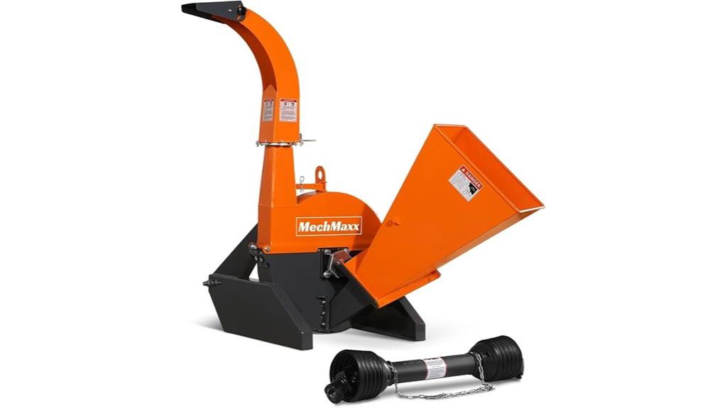 4 inch pto wood chipper