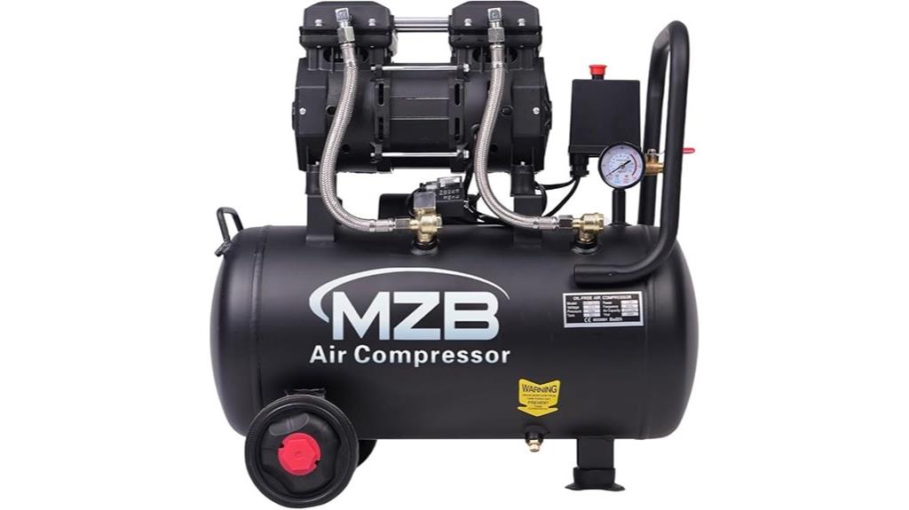 6 4 gallon oil free compressor