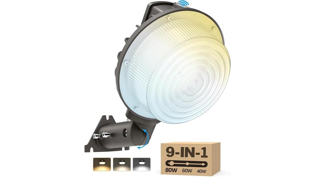 adjustable led security floodlight