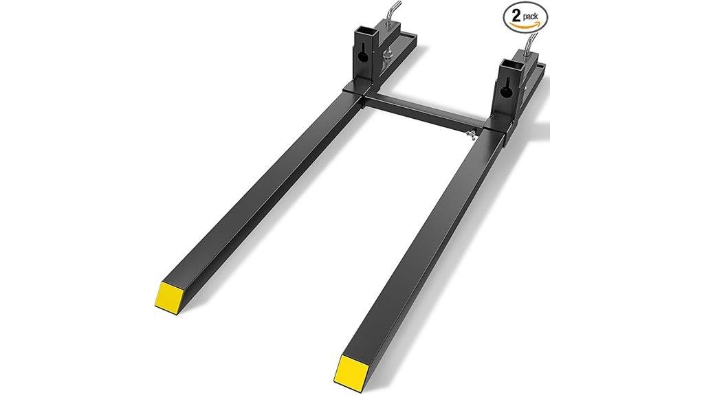 adjustable stabilizer tractor forks