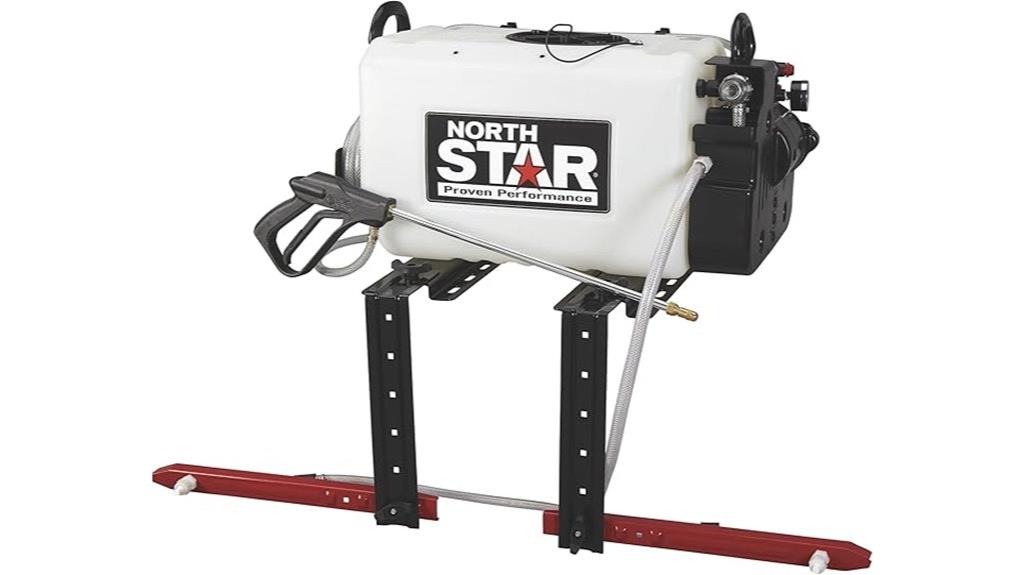 atv broadcast and spot sprayer