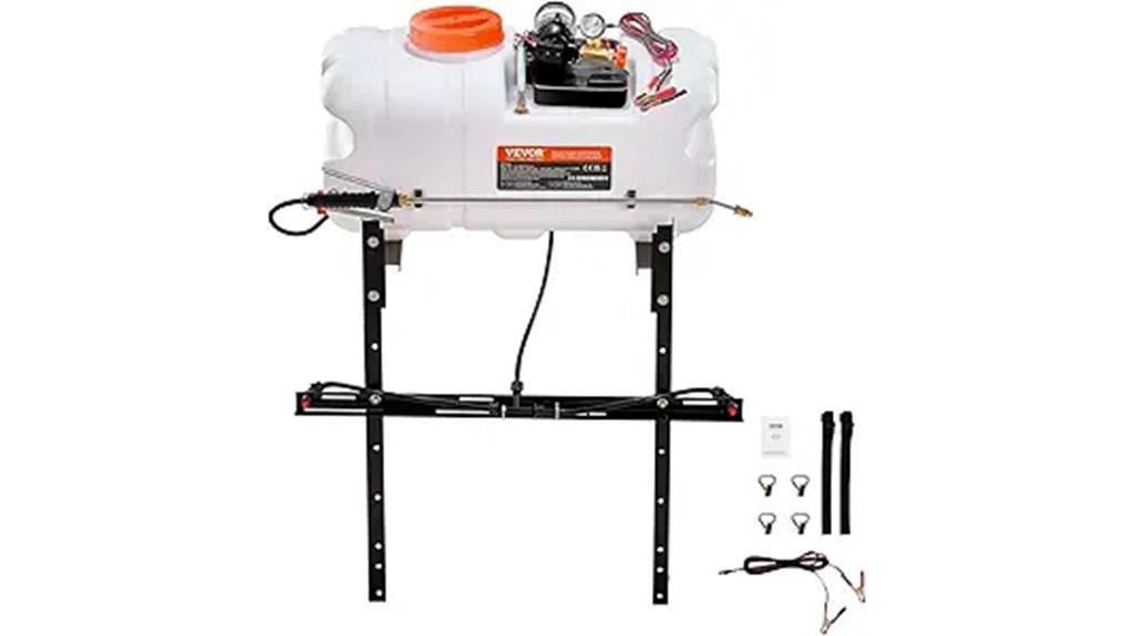 atv spot sprayer capacity