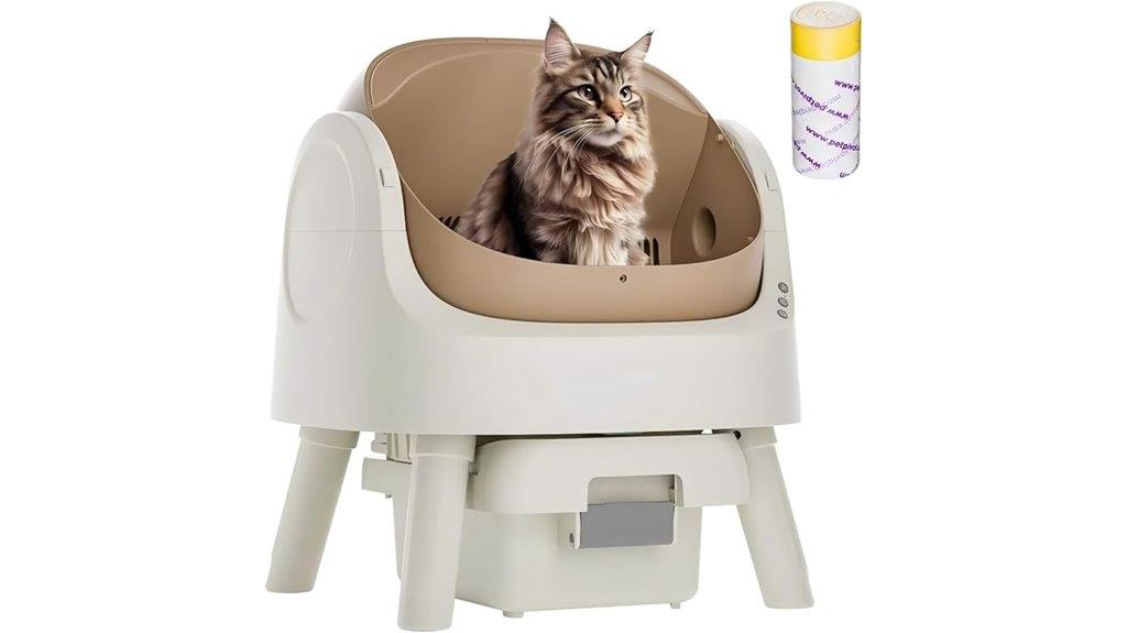 automatic self cleaning litter box