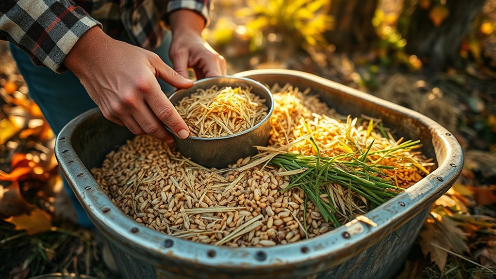 autumn feed ration adjustment