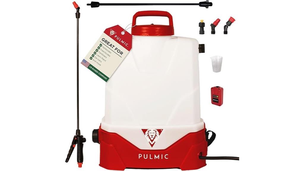 battery powered 4 gallon sprayer