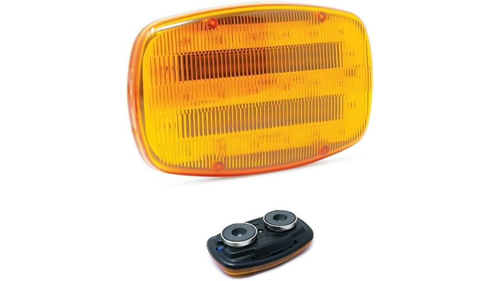 battery powered amber led