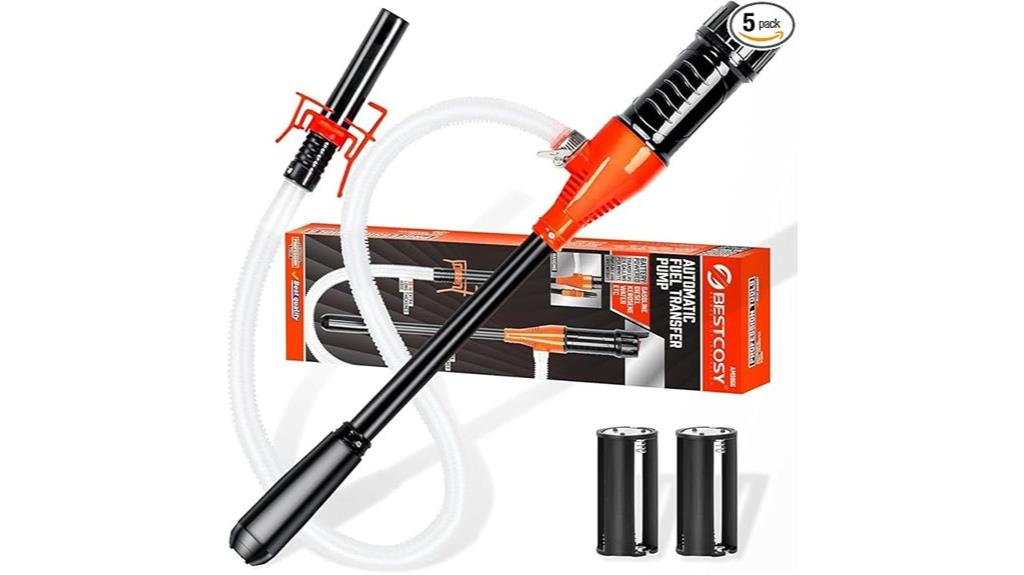 battery powered portable siphon