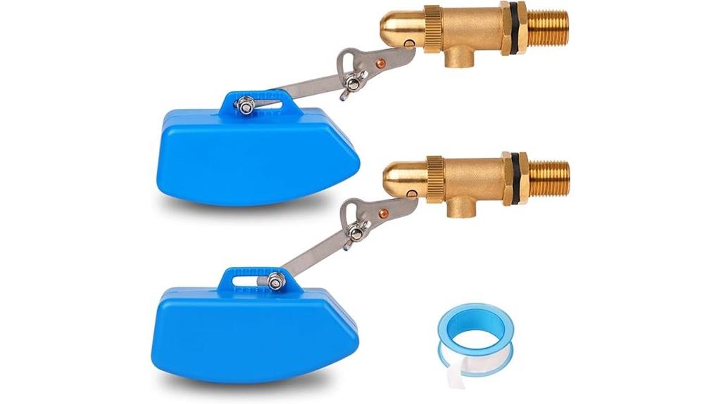 brass water tank valves