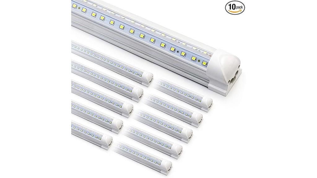 bright linkable 8ft led fixtures