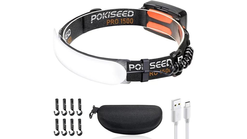 bright rechargeable waterproof headlamp