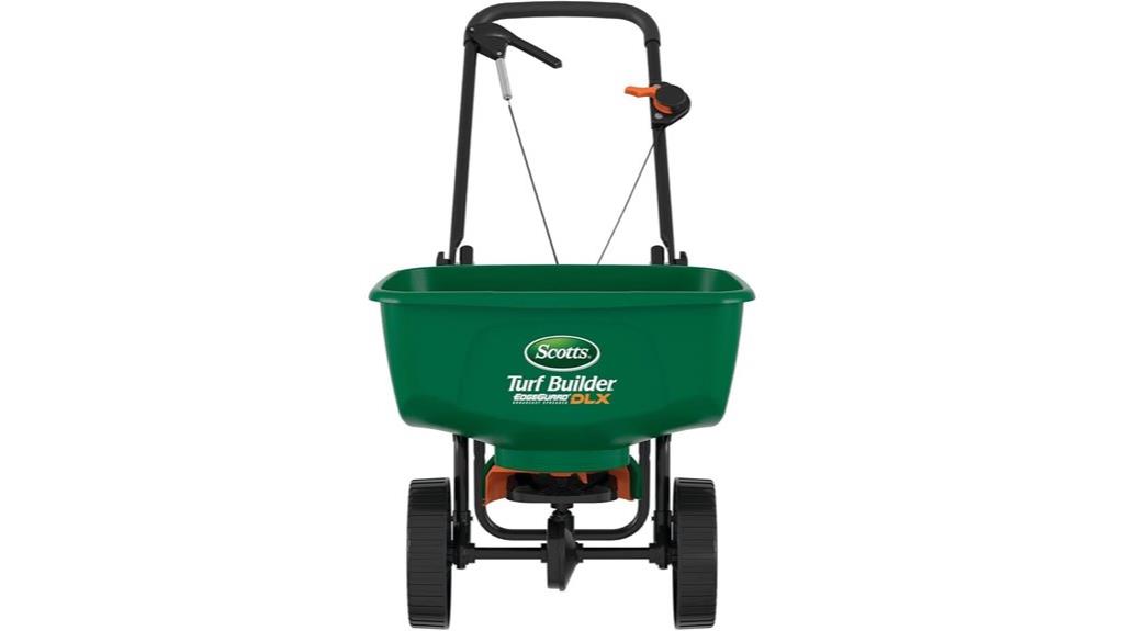 broadcast spreader with edge guard