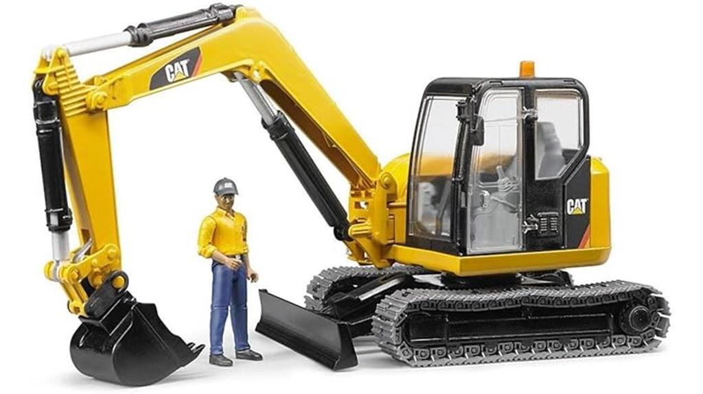 bruder cat mini digger