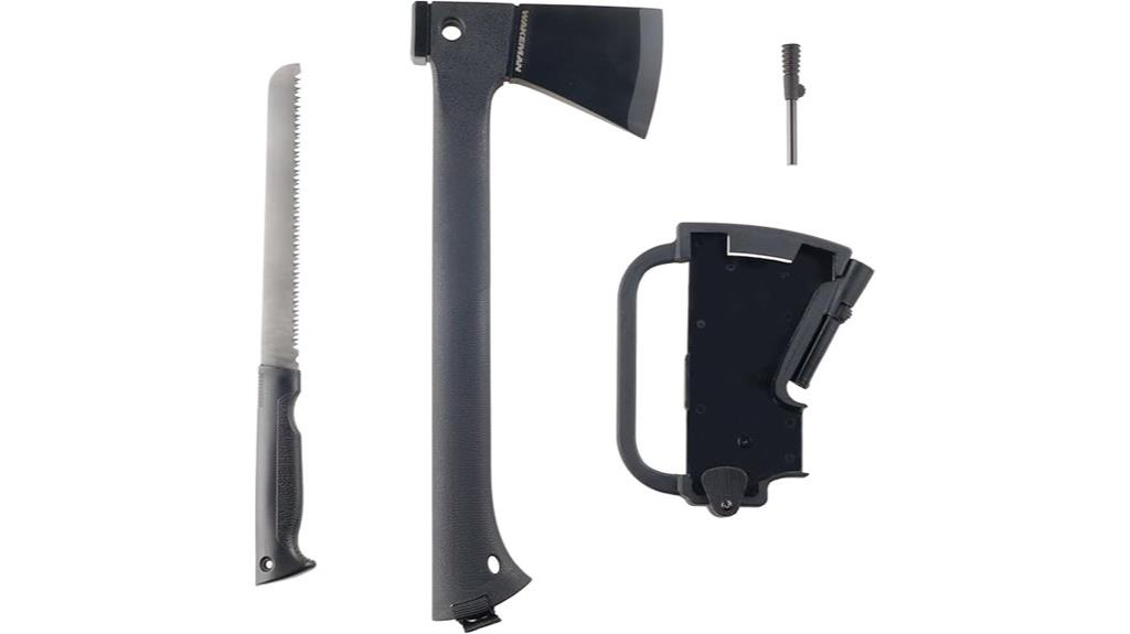 camping axe and survival gear