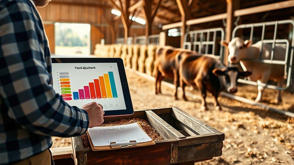 careful feed adjustment tracking