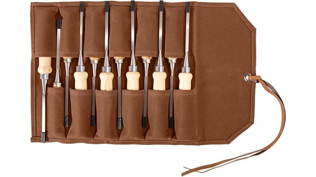 carpenter chisel tool roll