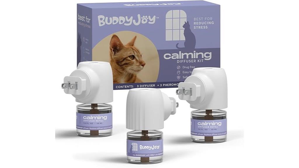 cat calming diffuser set
