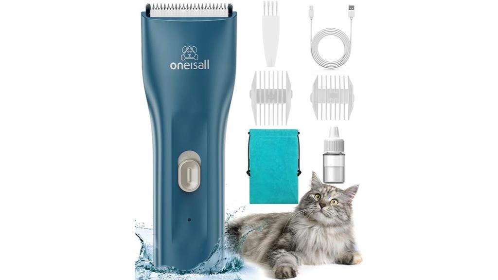 cat grooming kit included