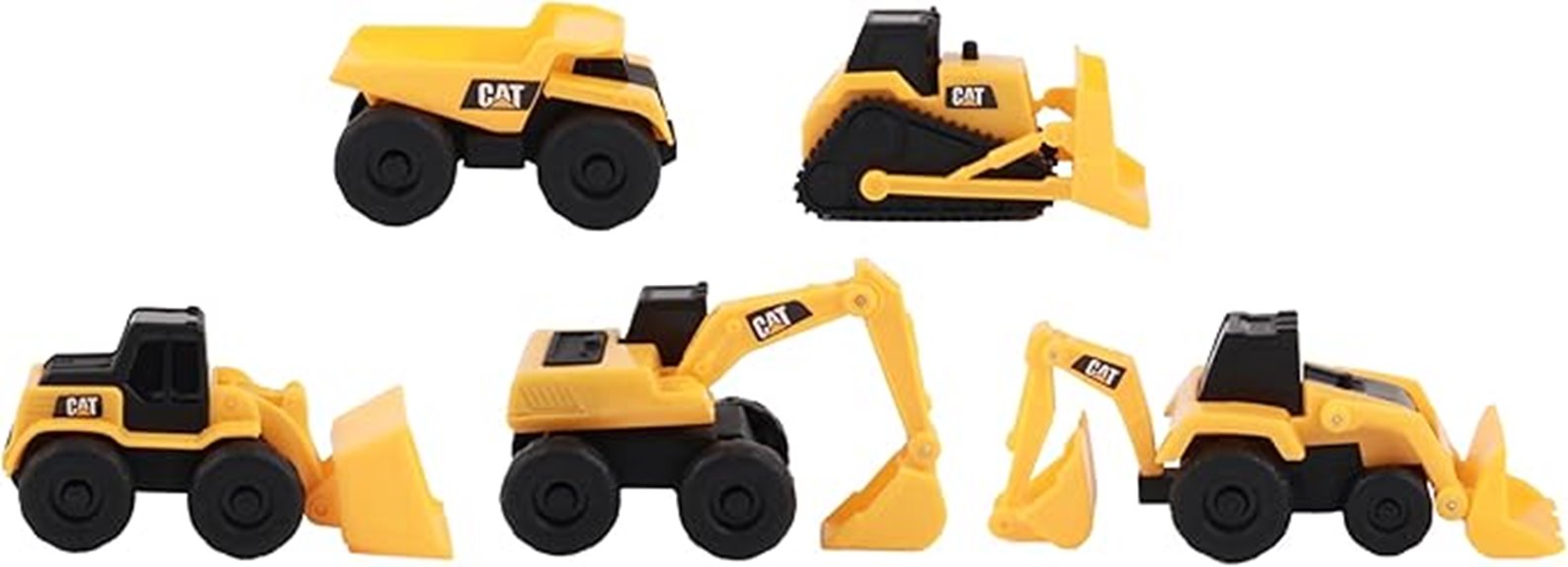 cat themed mini construction vehicles