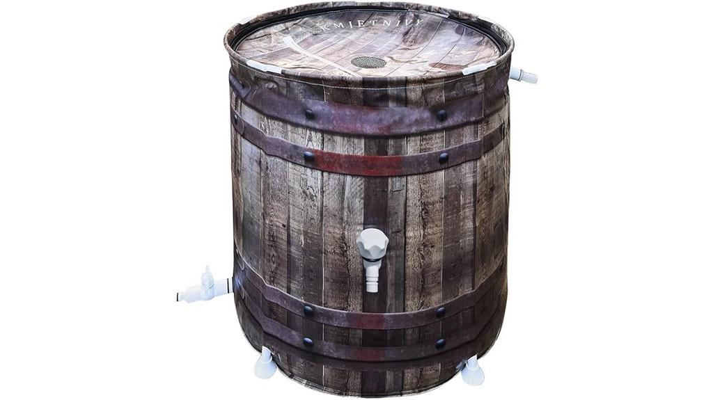 collapsible rainwater collection system