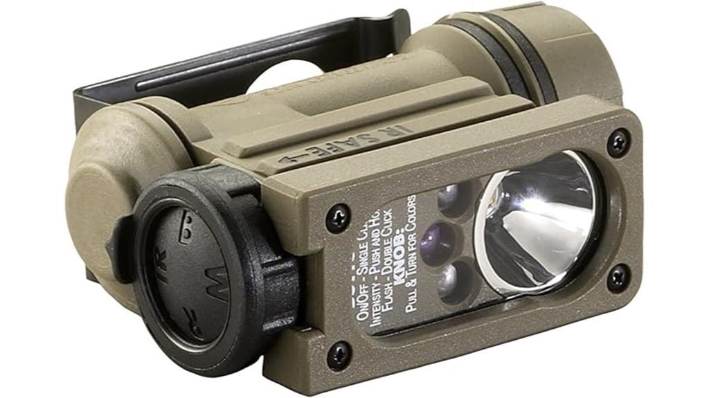 compact military flashlight