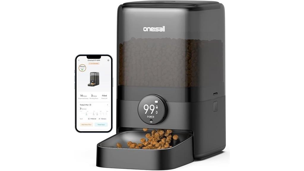 cordless wifi cat feeder