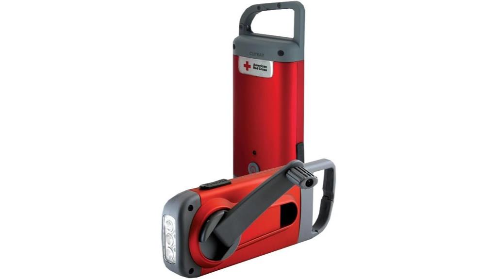 crank flashlight smartphone charger