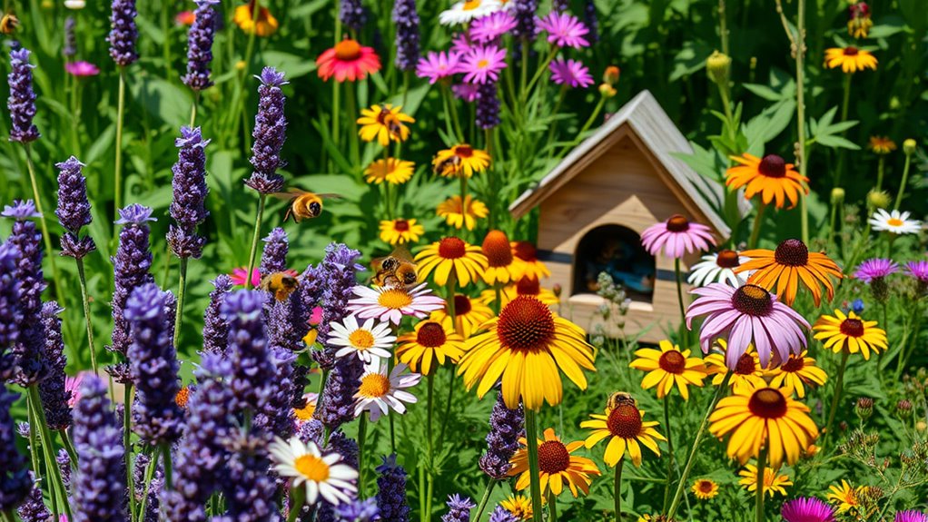 create pollinator friendly habitats