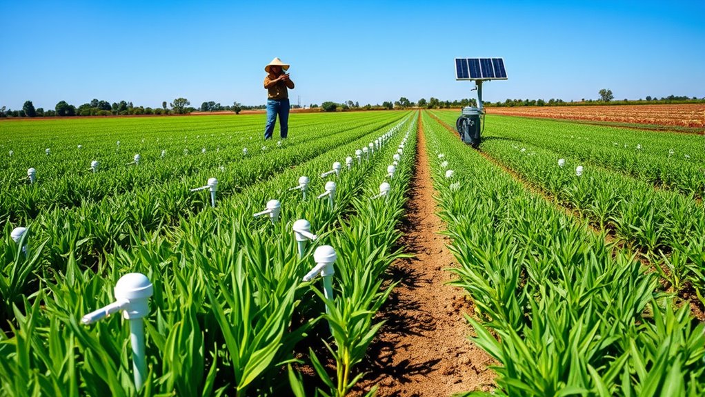 crop irrigation water saving techniques