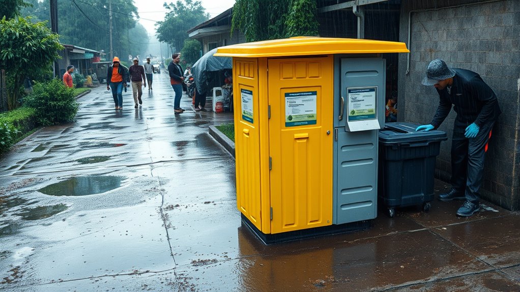 damp sanitation and waste