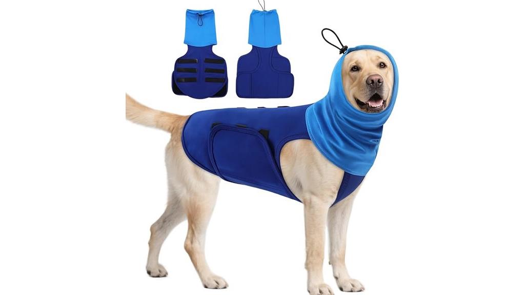 dog anxiety vest sizes