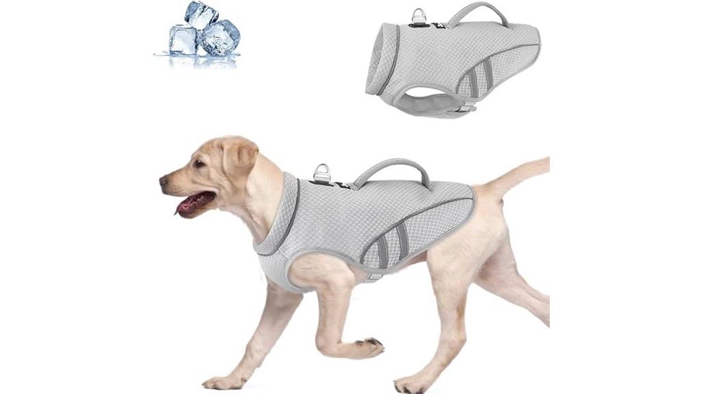dog cooling vest with handle