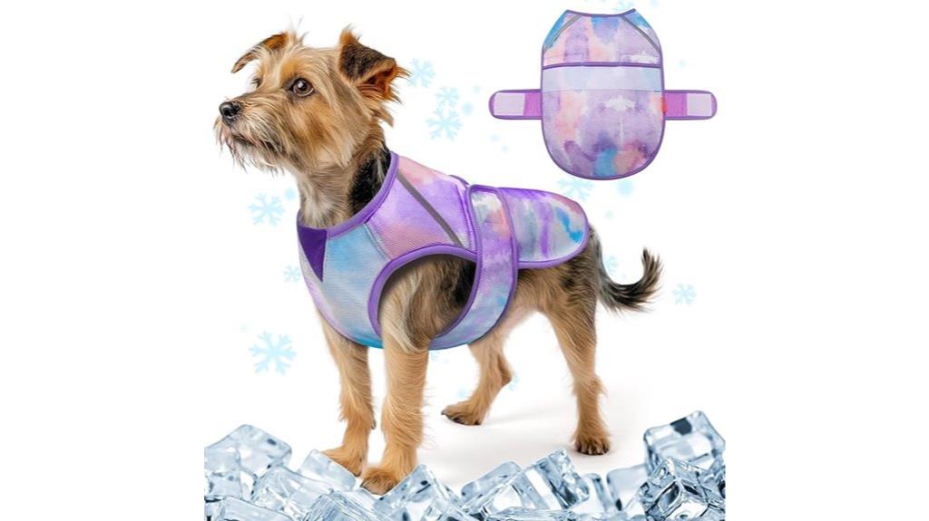 dog cooling vest with uv