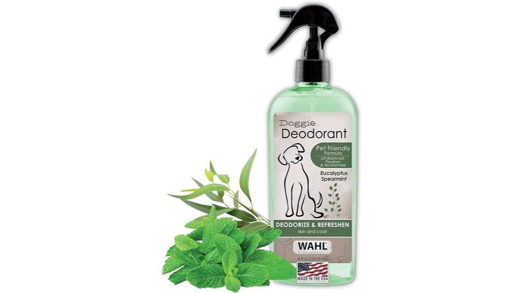 dog deodorant eucalyptus spearmint
