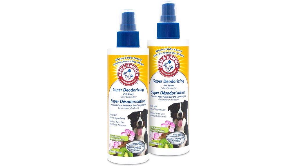 dog deodorizing spray pack
