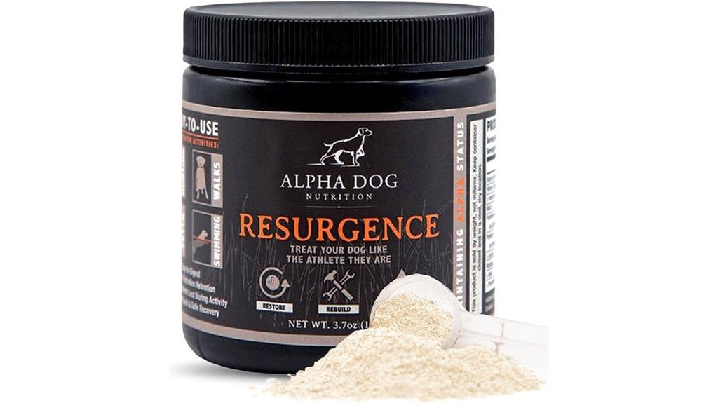 dog electrolyte supplement product