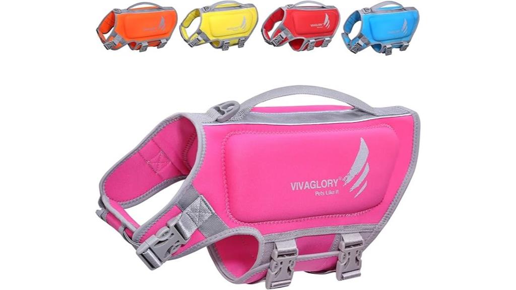 dog life vest handle