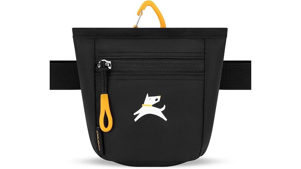 dog treat pouch with belt