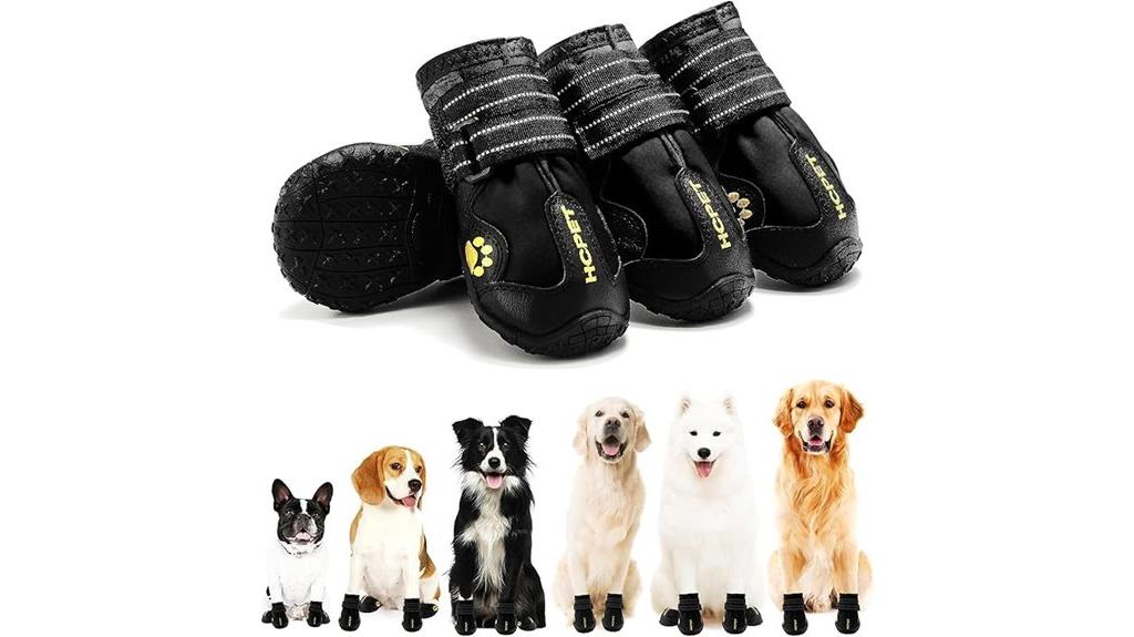 dog waterproof booties size 6