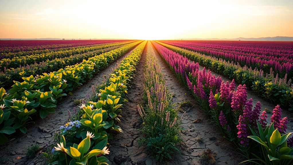 drought resistant soil enriching legumes