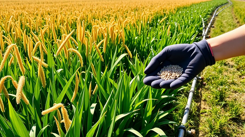 drought tolerant cover crop planting