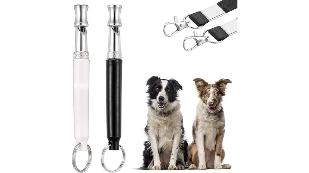 dual dog whistle set