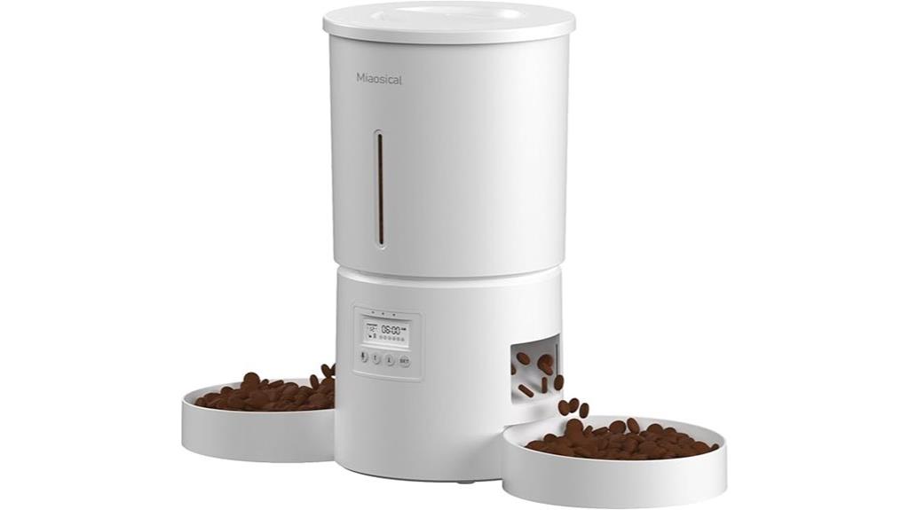 dual meal automatic feeder