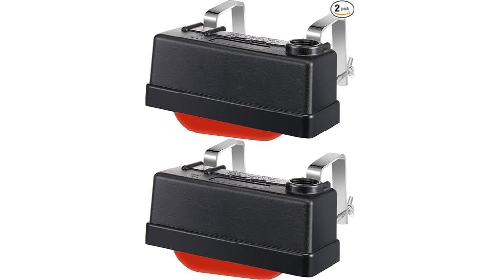 dual pack float valves