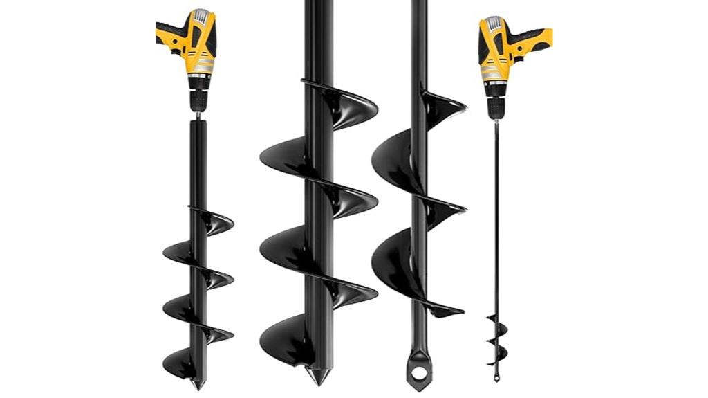 dual planting auger bits