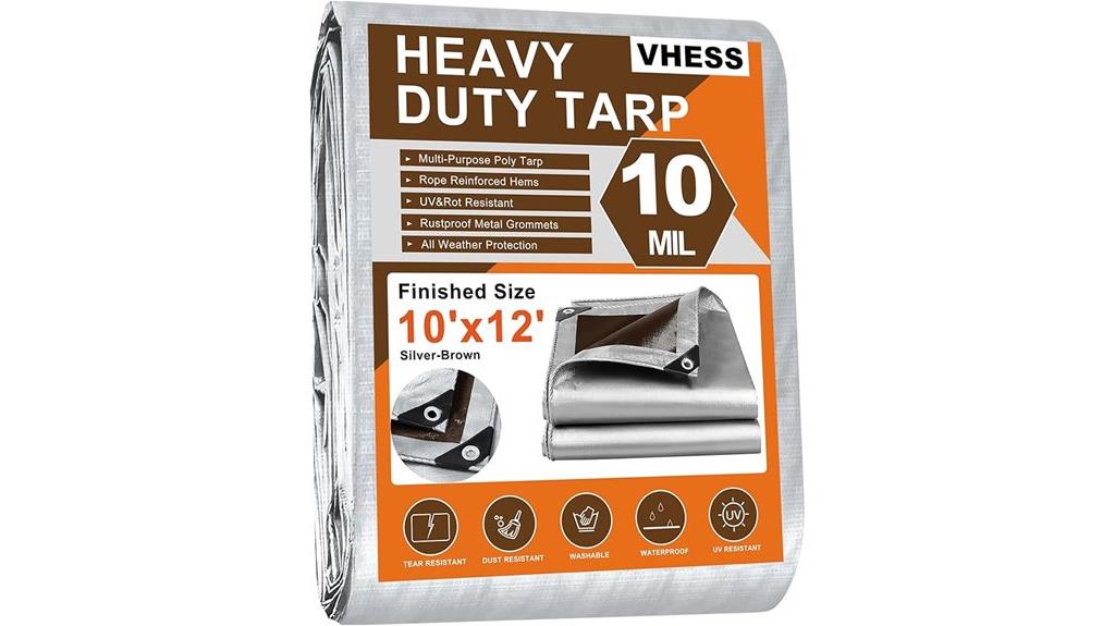 durable waterproof poly tarp